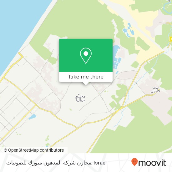 مخازن شركة المدهون ميوزك للصوتيات map