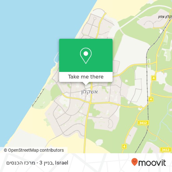 בניין 3 - מרכז הכנסים map