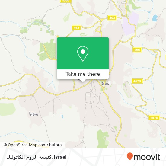 كنيسة الروم الكاثوليك map