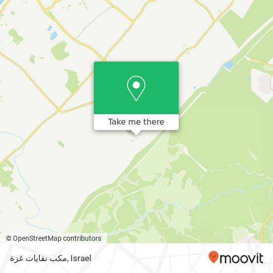 مكب نفايات غزة map