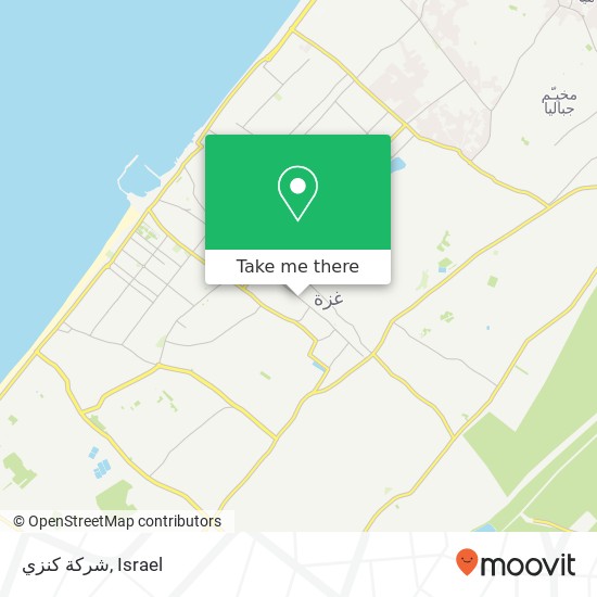 شركة كنزي map