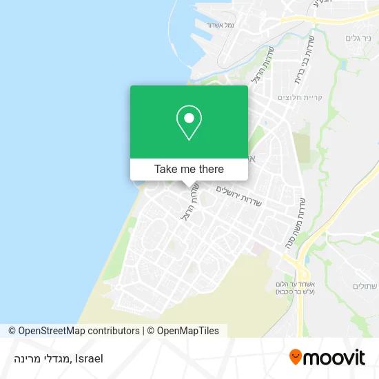 Карта מגדלי מרינה
