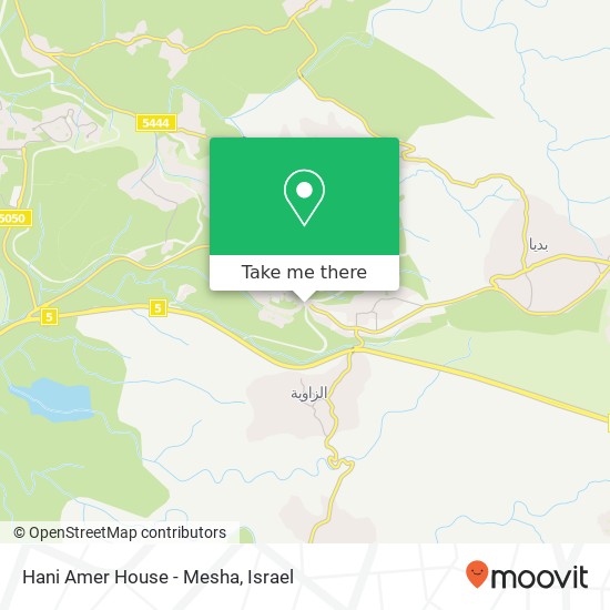 Карта Hani Amer House - Mesha