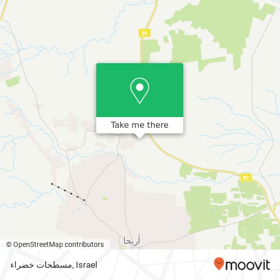 مسطحات خضراء map