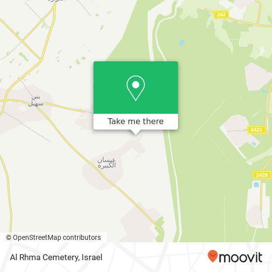 Al Rhma Cemetery map