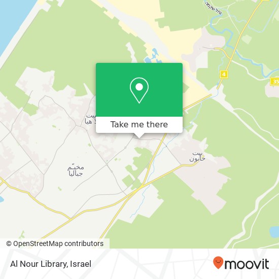 Al Nour Library map