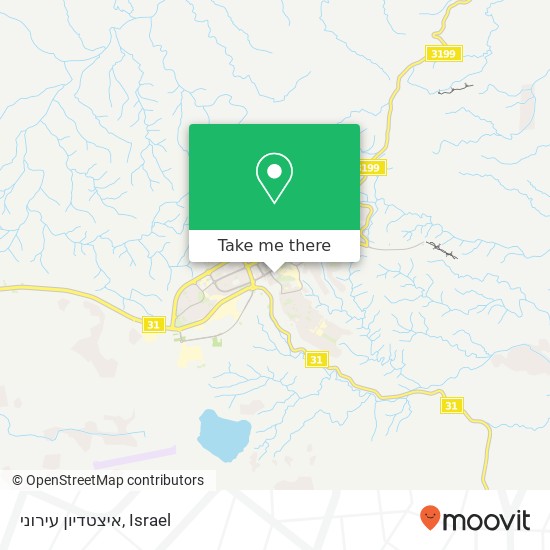 איצטדיון עירוני map