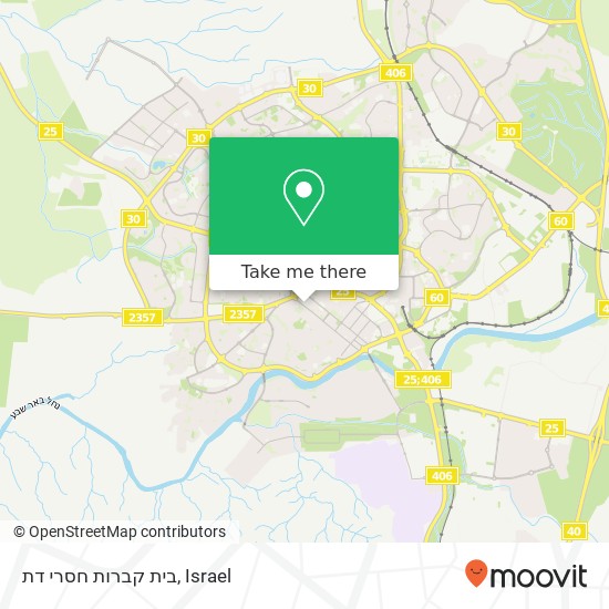 בית קברות חסרי דת map