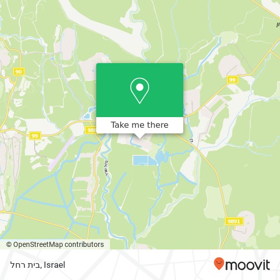 בית רחל map