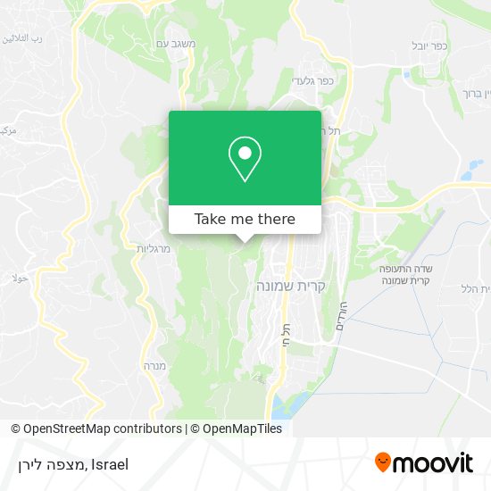 מצפה לירן map