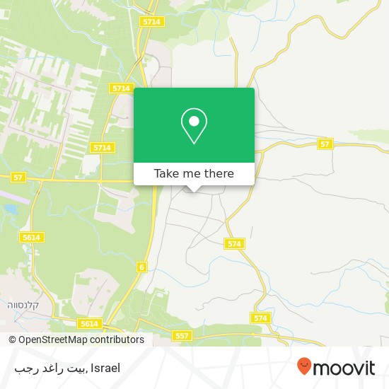 بيت راغد رجب map