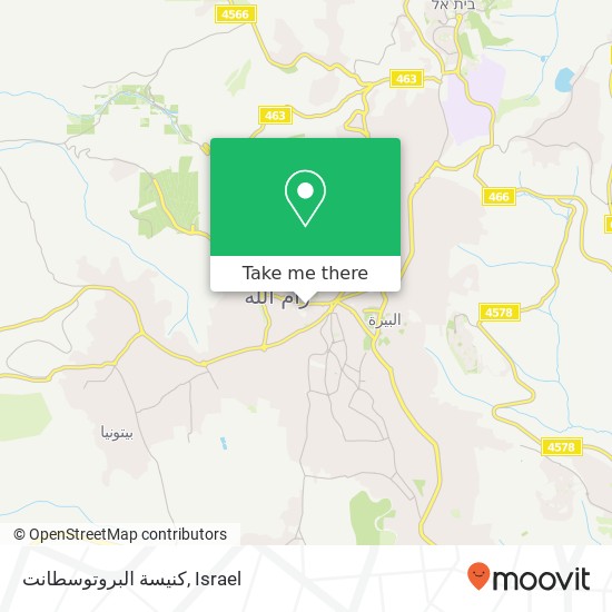 كنيسة البروتوسطانت map