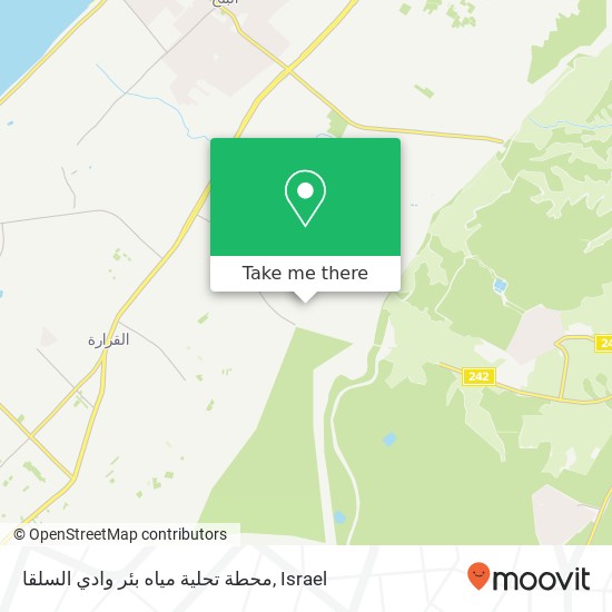 محطة تحلية مياه بئر وادي السلقا map