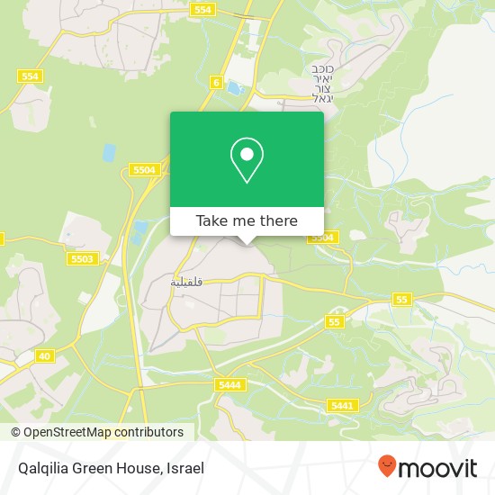 Qalqilia Green House map