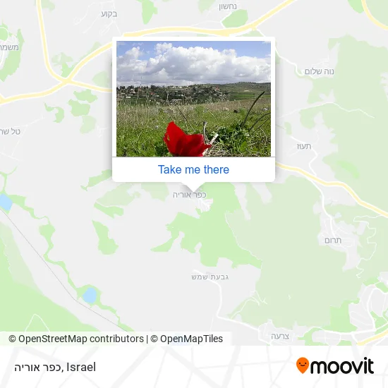 Карта כפר אוריה