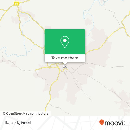 Карта بلدية يطا