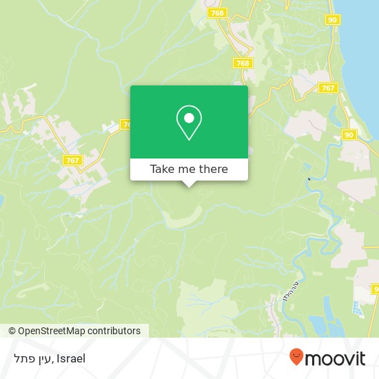 עין פתל map