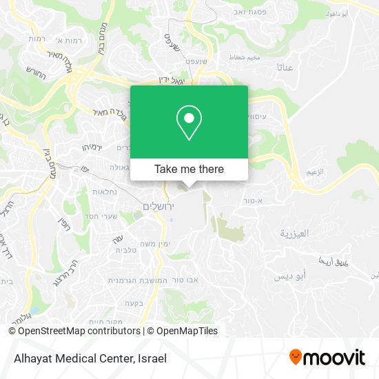 Карта Alhayat Medical Center