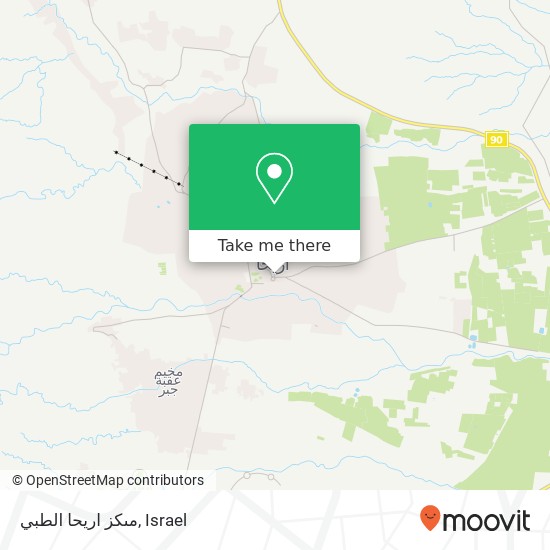 مىكز اريحا الطبي map