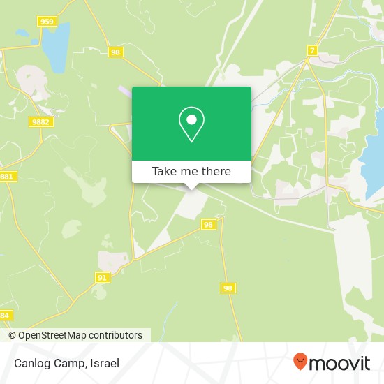 Canlog Camp map