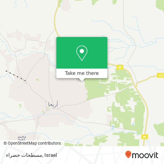 مسطحات خضراء map