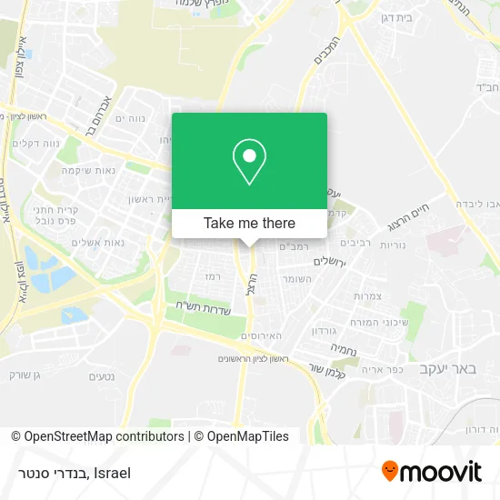 Карта בנדרי סנטר
