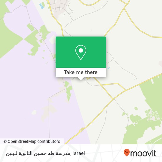 مدرسة طه حسين الثانوية للبنين map