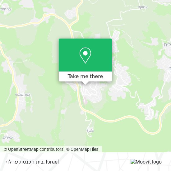 Карта בית הכנסת ערלוי