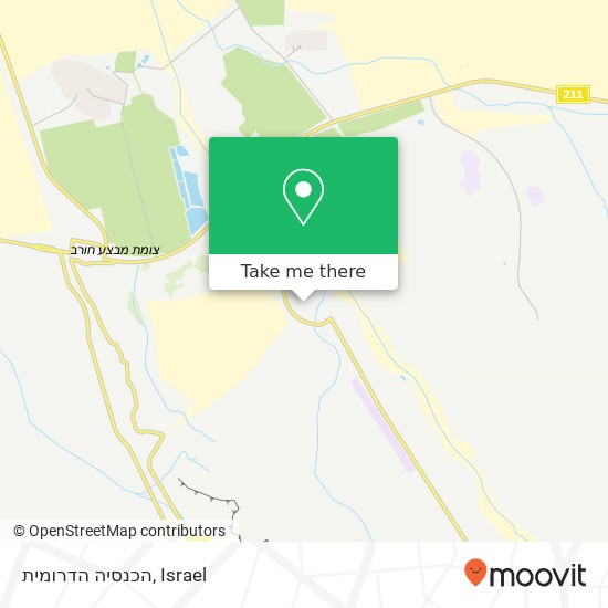 הכנסיה הדרומית map