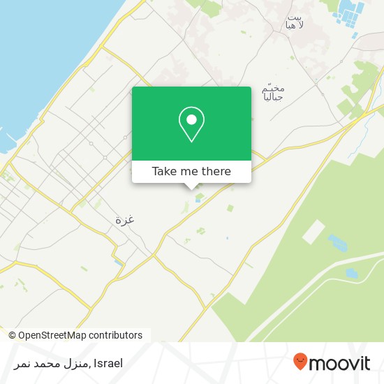 Карта منزل محمد نمر