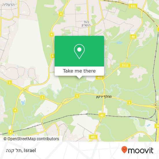 תל קנה map