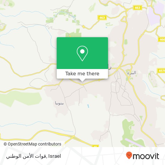 قوات الأمن الوطني map