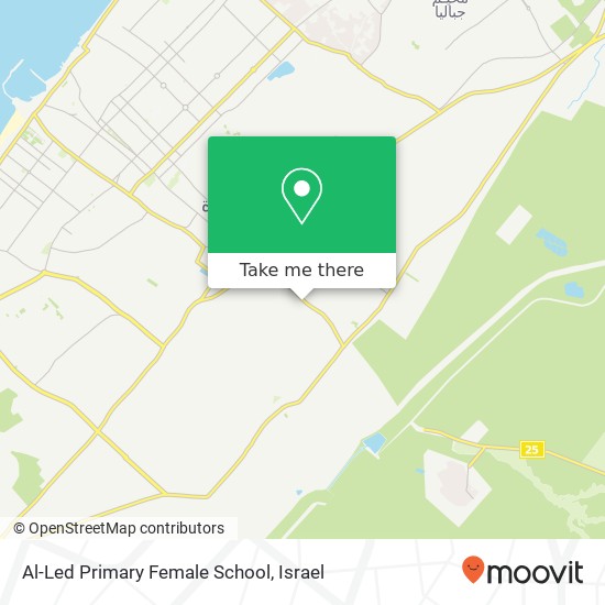 Al-Led Primary Female School map