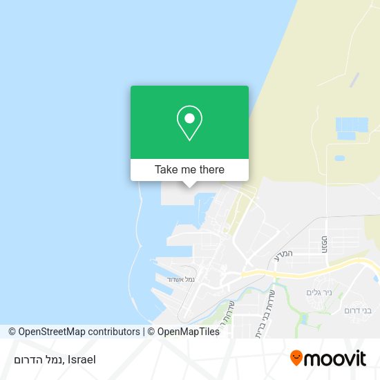 Карта נמל הדרום