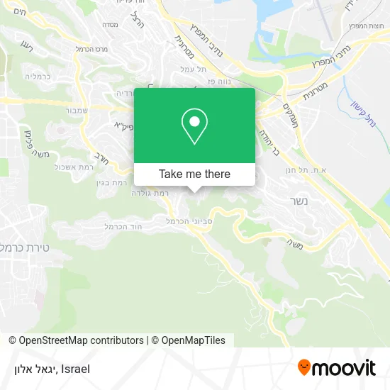 Карта יגאל אלון