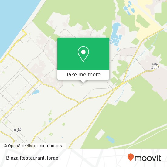 Blaza Restaurant map