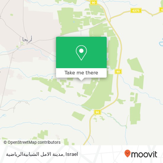 مدينة الامل الشبابيةالرياضية map