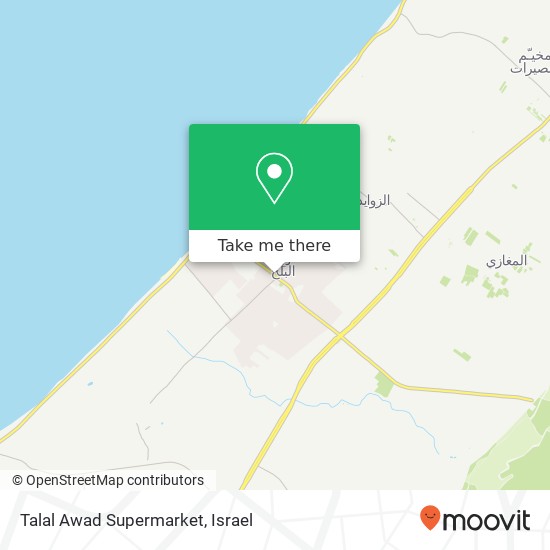 Talal Awad Supermarket map