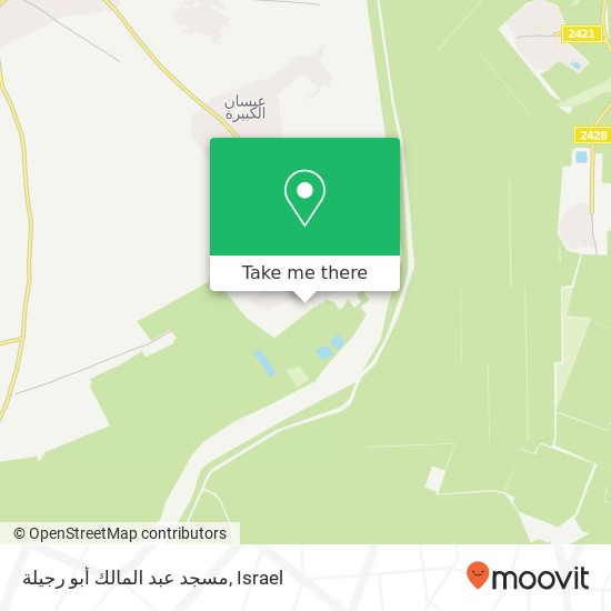 مسجد عبد المالك أبو رجيلة map