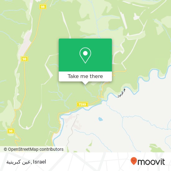 عين كبريتية map