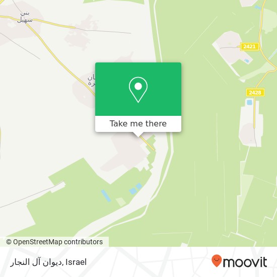 Карта ديوان آل النجار