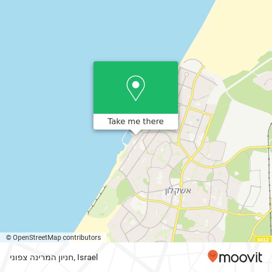 חניון המרינה צפוני map