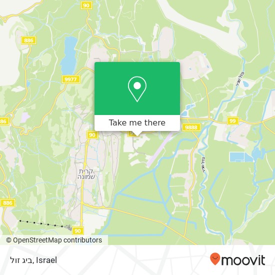 ביג זול map