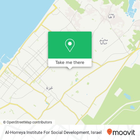 Al-Horreya Institute For Social Development map