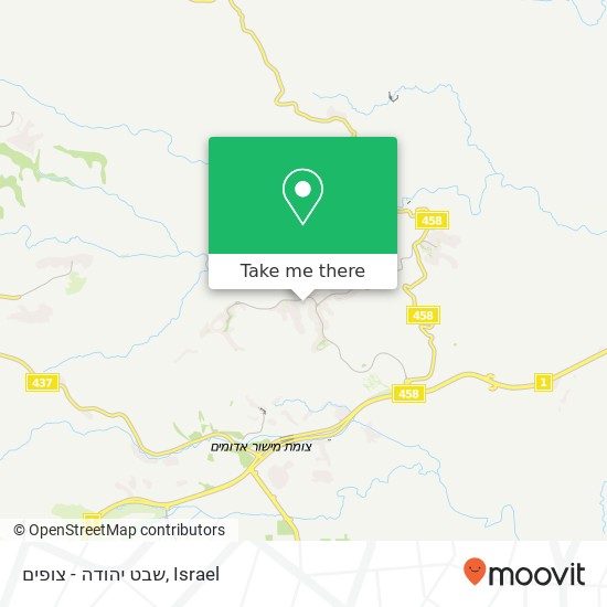 שבט יהודה - צופים map