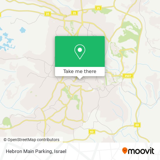 Карта Hebron Main Parking