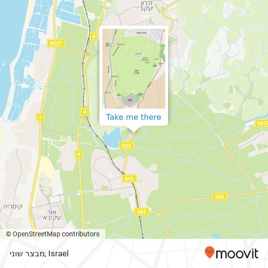 מבצר שוני map