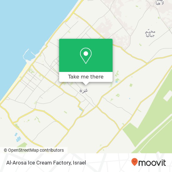 Al-Arosa Ice Cream Factory map