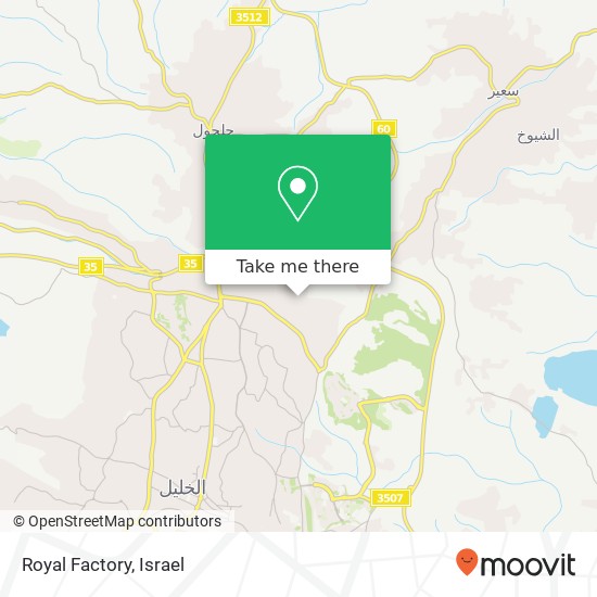 Royal Factory map