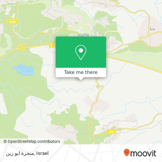 منجرة ابو زين map